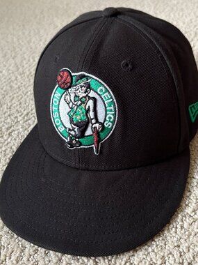 New Era Boston Celtics 59FIFTY Low Profile Team Fitted Hat Cap NBA 7 1/4